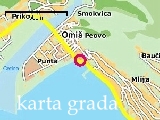 Karta grada Omiša